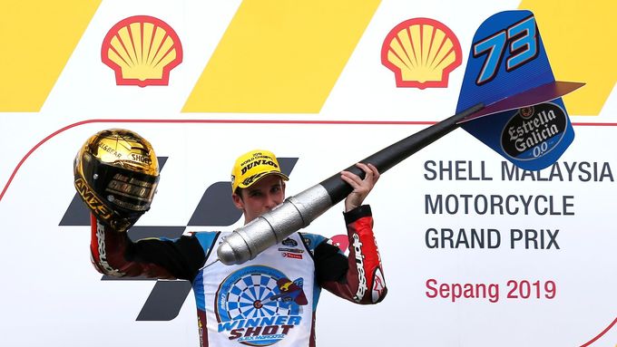 Alex Marquez slaví v Sepangu titul mistra světa Moto2