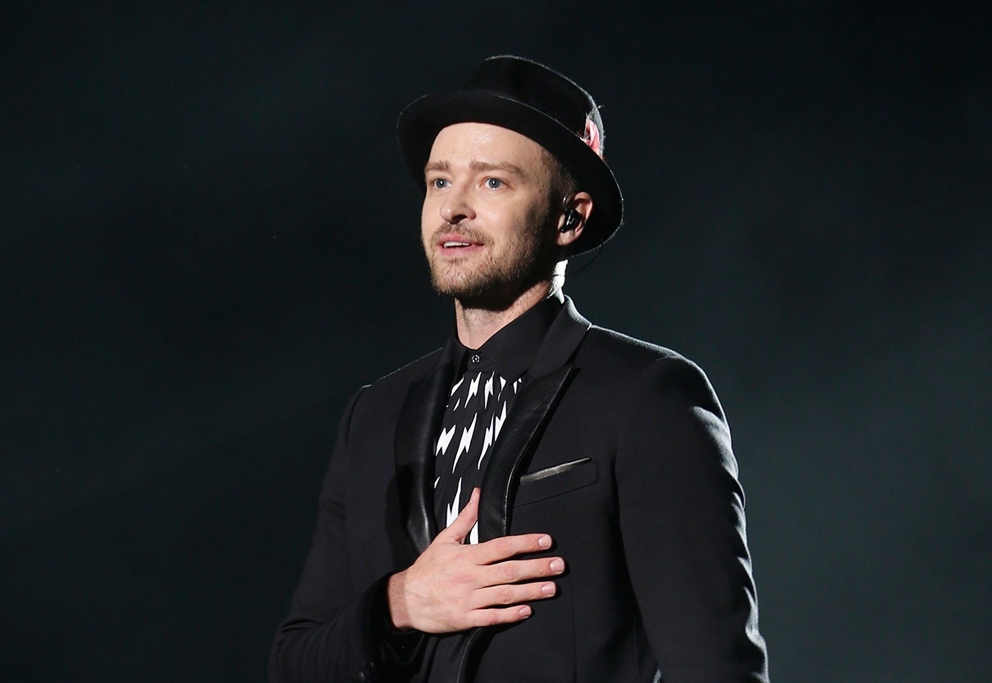 Justin Timberlake performs during the 13th Mawazine World Rhythms international Music Festival in Rabat