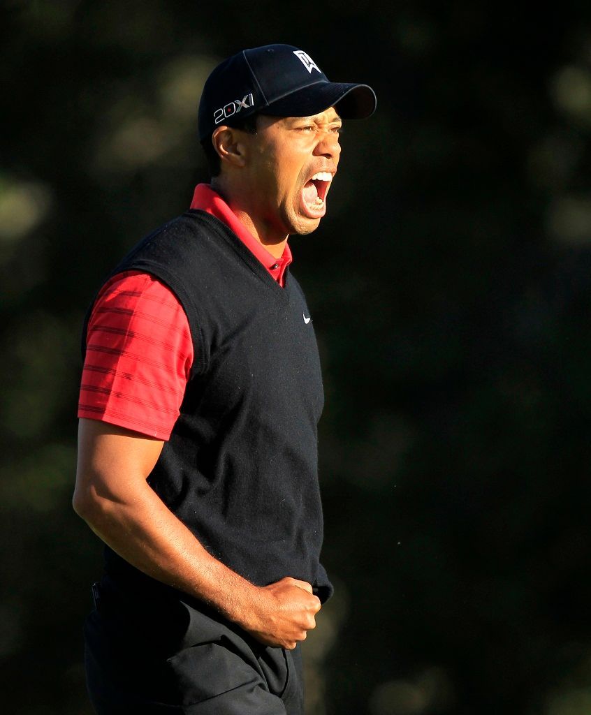 Tiger Woods - radost