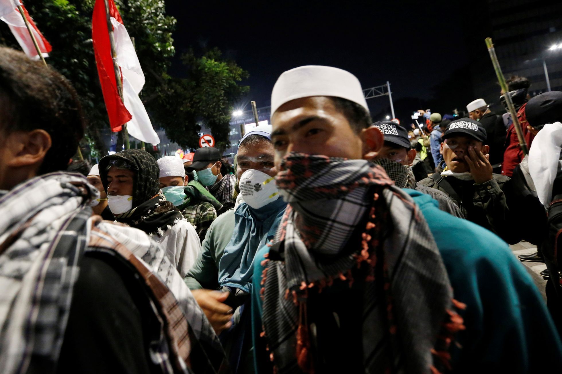 Protesty na Jakartě