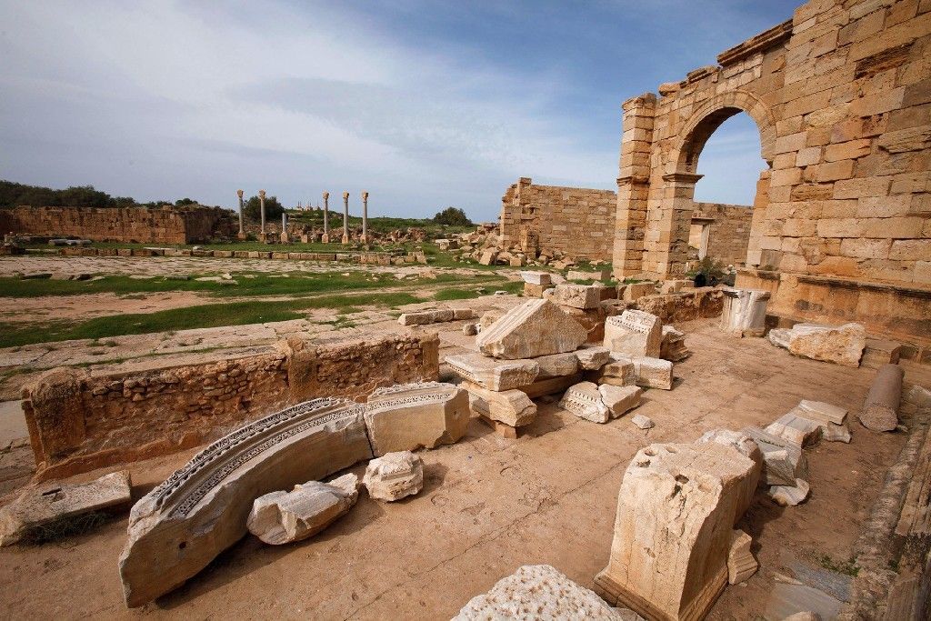 Libye: Leptis Magna - starověké středomořské město