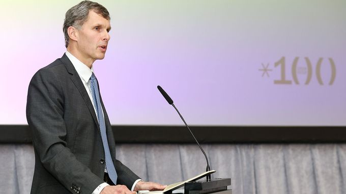 Předseda ČUS Miroslav Jansta na konferenci o financování sportu kritizoval Jiřího Kejvala z ČOV (na snímku).
