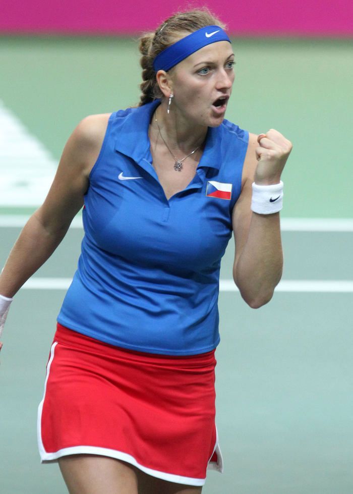 Petra Kvitová v reprezentačním dresu (Fed cup)