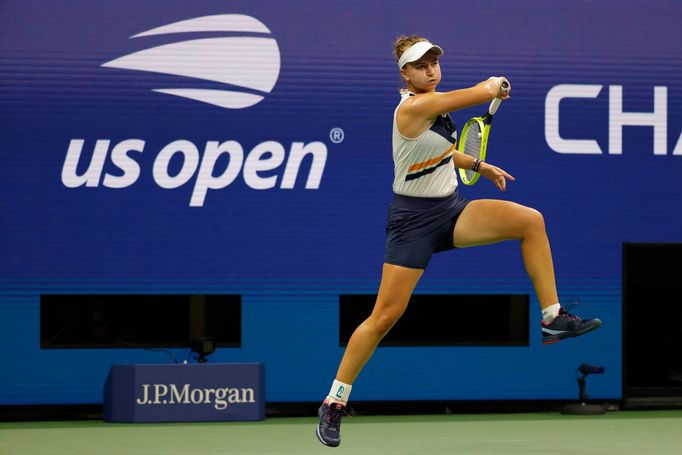 US Open 2021, osmifinále Krejčíková - Muguruzaová