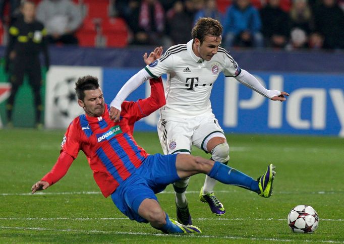 LM, Plzeň - Bayern: Michal Ďuriš - Mario Götze