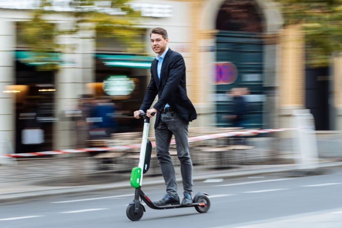 Ondřej Široký, manažer společnosti Lime (Praha, 25. října 2018)