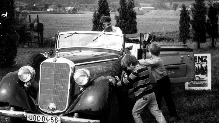 Němci nechápali. Český Mercedes klub slaví 60 let, koukněte na fotky z jeho historie; Zdroj foto: Archiv Jaroslava Větvičky