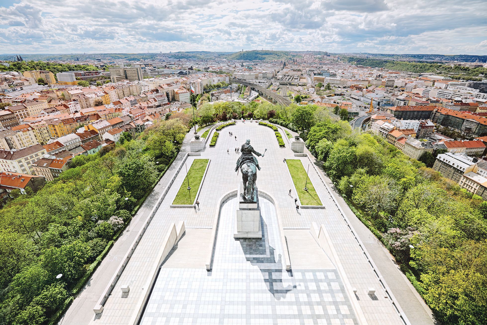 Fotogalerie / Pražské parky / Vrch Vítkov v Praze