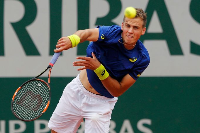 Vasek Pospisil v prvním kole French Open 2016