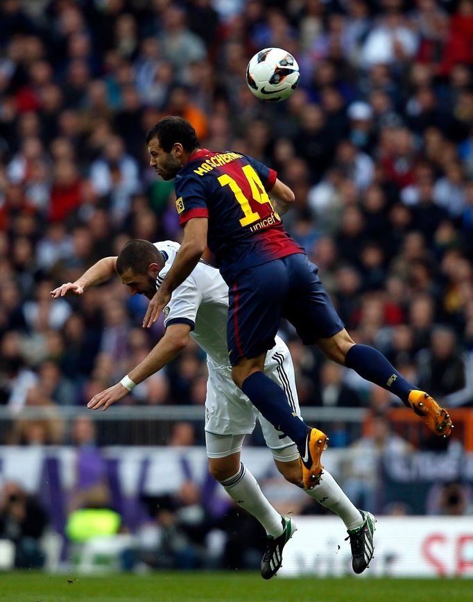 Real Madrid - Barcelona:  Karim Benzema - Javier Mascherano