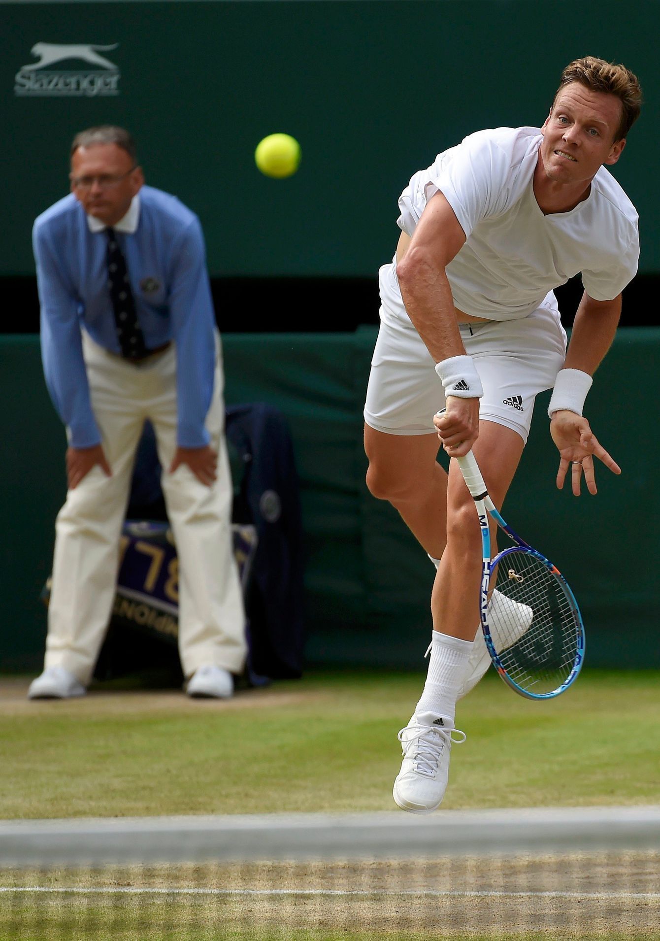 Tomáš Berdych v semifinále Wimbledonu 2016