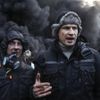Ukrajina - demonstrace - 23.1. - Kličko