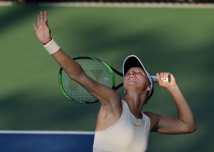 Markéta Vondroušová v 1. kole US Open 2018