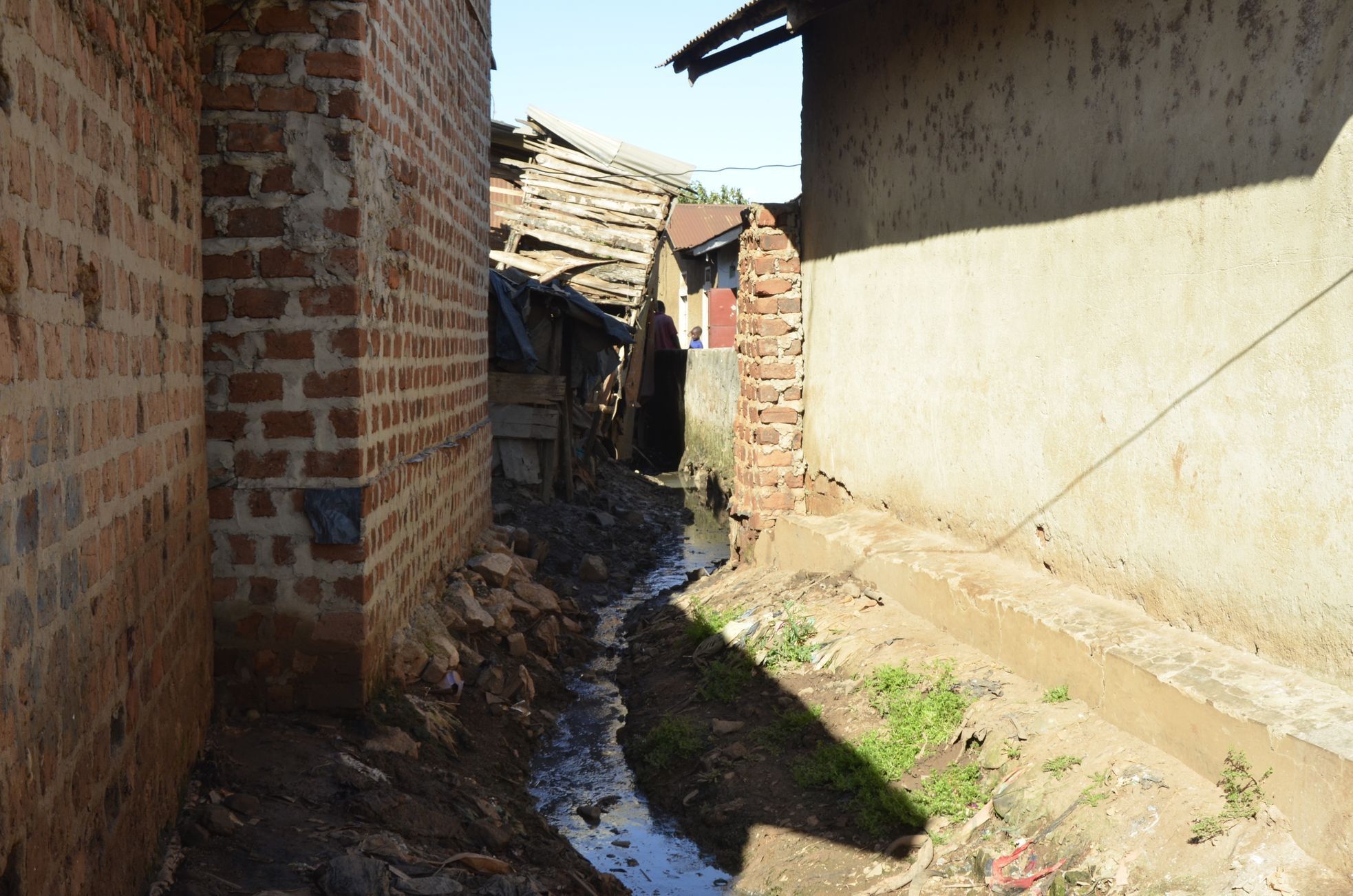 Slum Bwaise v Ugandě