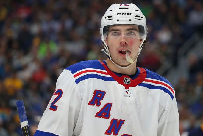 Filip Chytil v dresu Rangers.