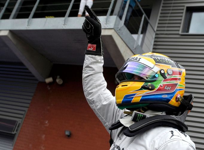 Formule 1, VC Belgie 2013:  Lewis Hamilton, Mercedes