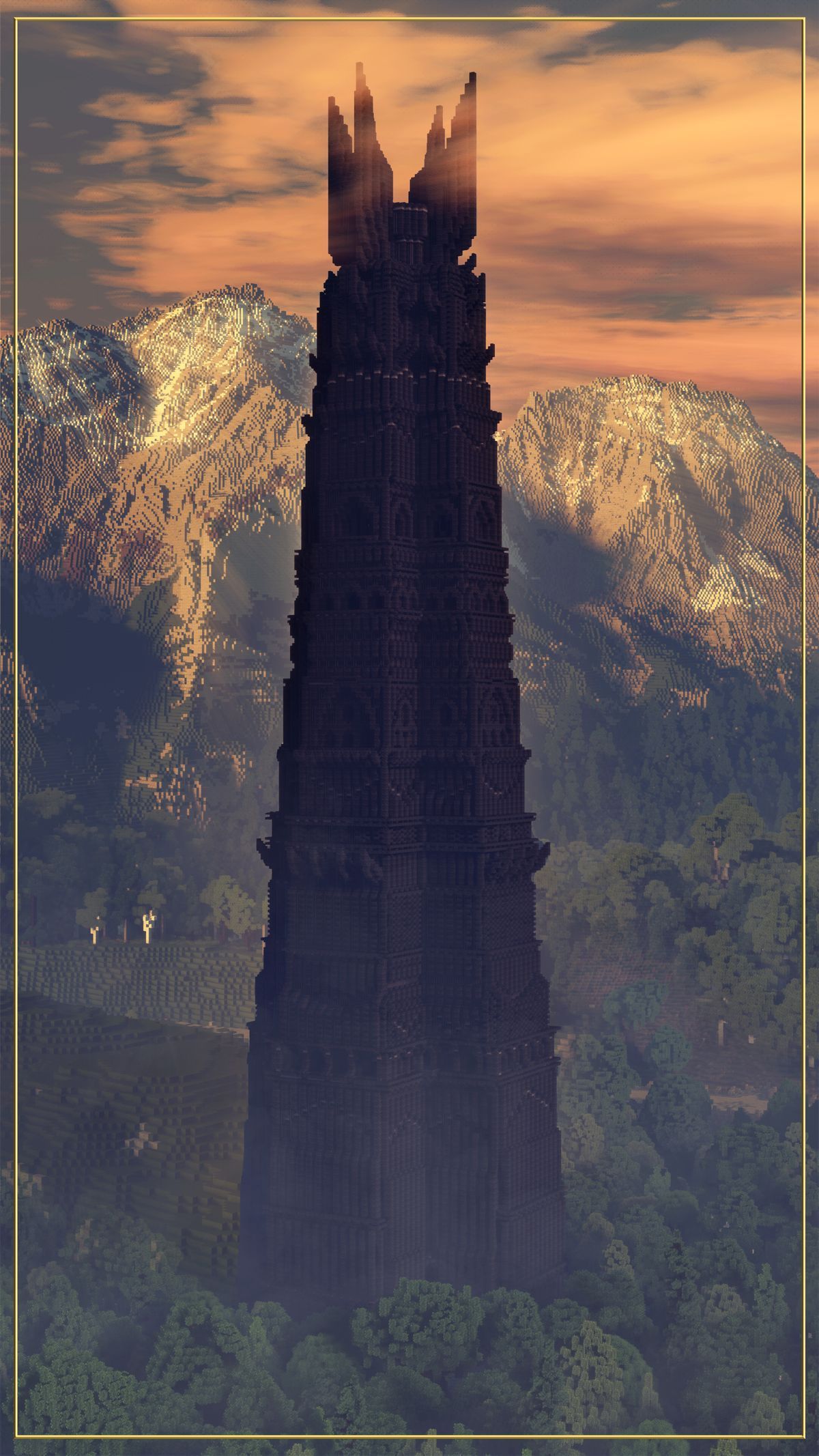 Minecraft, Pán prstenů, Středozem, MCME, Tolkien