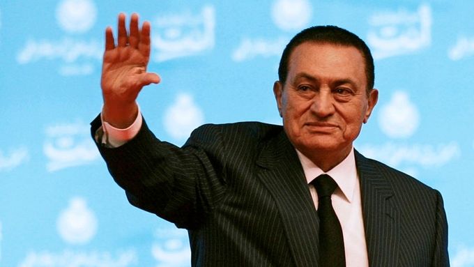 Husní Mubarak v okamžiku své rezignace (archivní snímek).