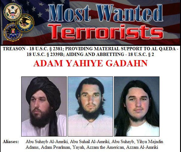 Hledaný terorista Adam Gadahn