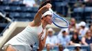 Jessica Pegulaová ve čtvrtfinále US Open proti Barboře Krejčíkové