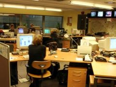 Newsroom Českého rozhlasu v Římské ulici