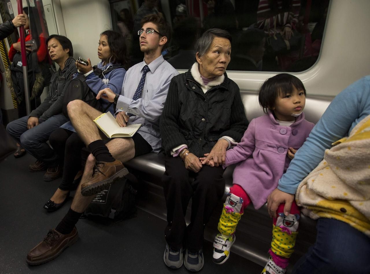 No Pants Subway Ride neboli jízda metrem bez kalhot