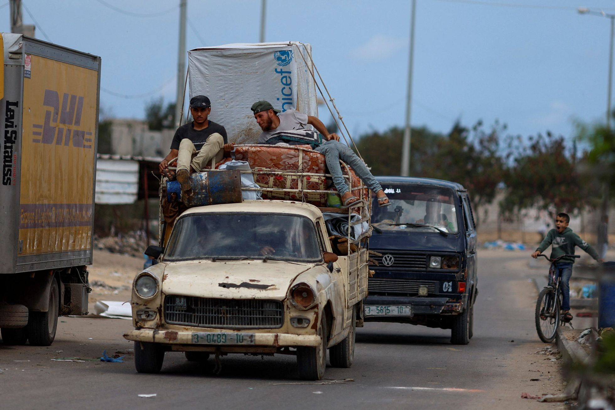 Rafáh, Pásmo Gazy, evakuace, civilisté