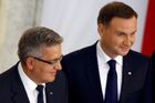 Duda za Komorowského, nový polský prezident složil přísahu