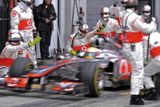 Zatímco u McLarenů všechno fungovalo jako na drátkách. "Podcenil jsem to, co umíme," řekl po závodě spokojený Lewis Hamilton, který po pátečních trénincích zrovna nepřetékal optimismem.