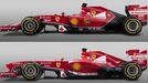 Ferrari F14 T (nahoře) vs. Ferrari F138