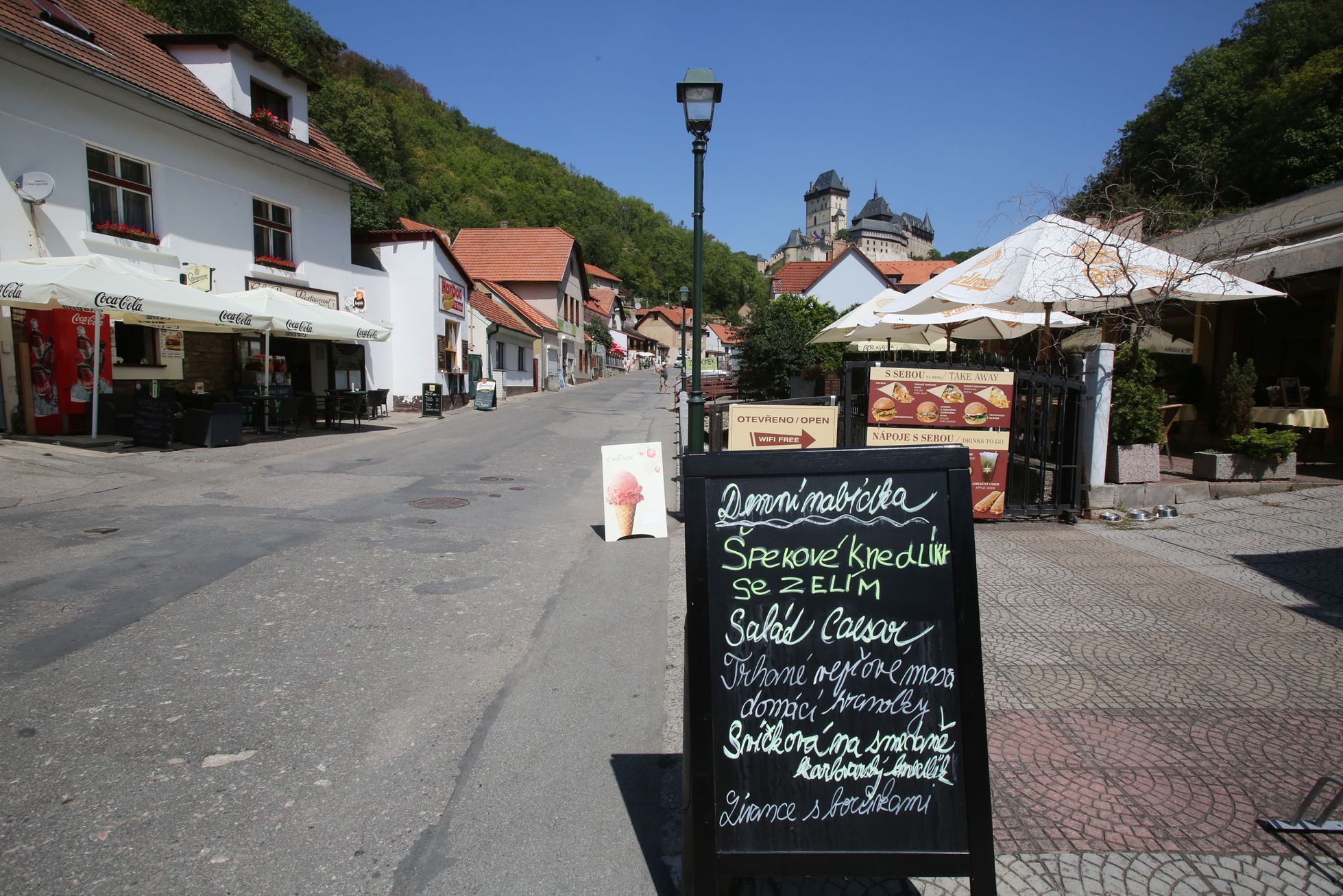 Karlštejn ve vedru