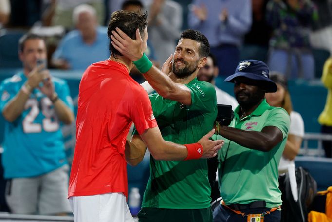 Jakub Menšík - Novak Djokovič, finále Miami 2025