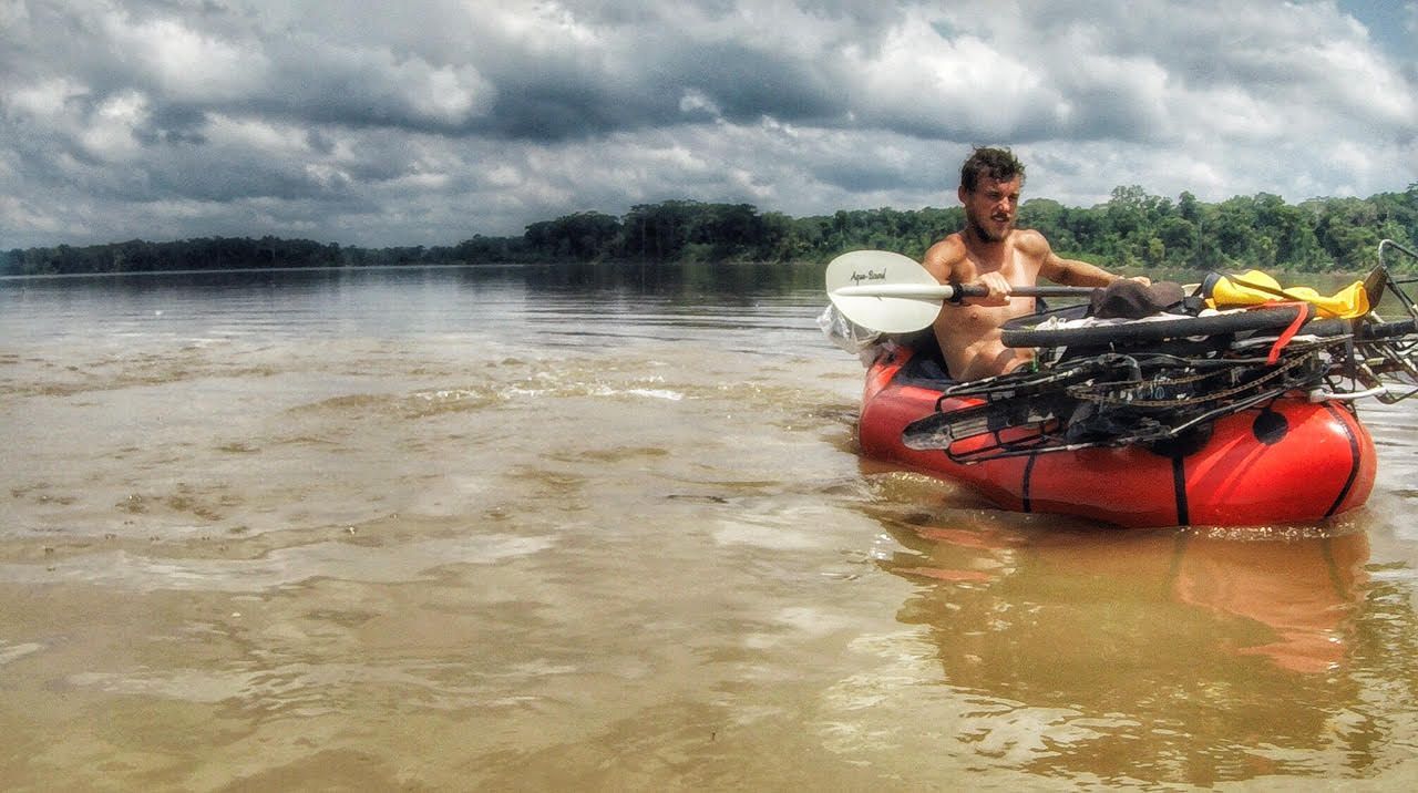 Matěj Balga při svém putování Amazonií