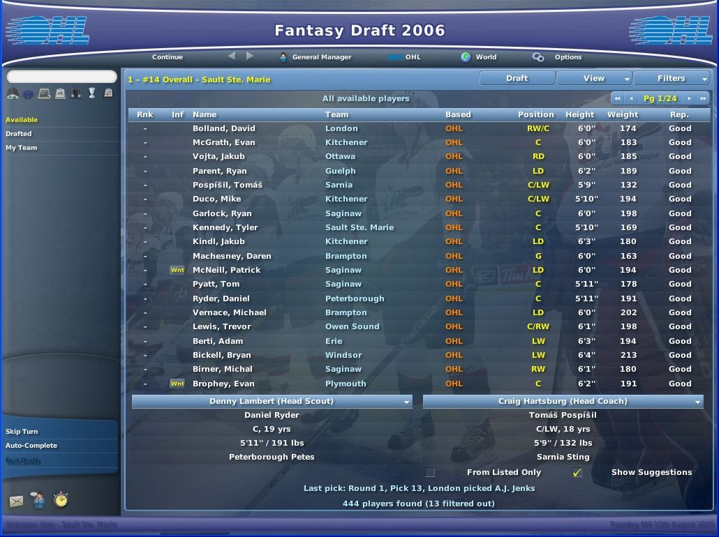 NHL Eastside Hockey Manager 2007