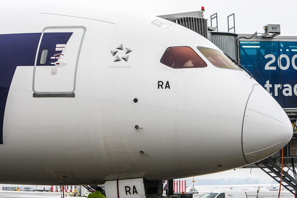 Dreamliner v Praze