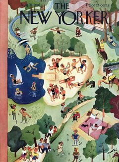 Obálka New Yorkeru z 31. srpna 1946, který obsahoval Herseyho článek.