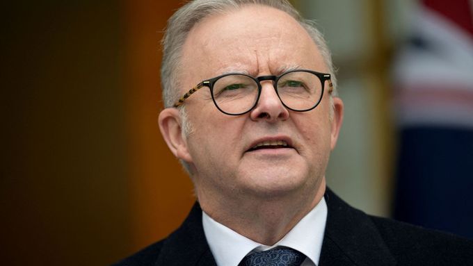 Australský premiér Anthony Albanese.