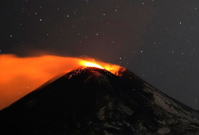 Sopka Etna