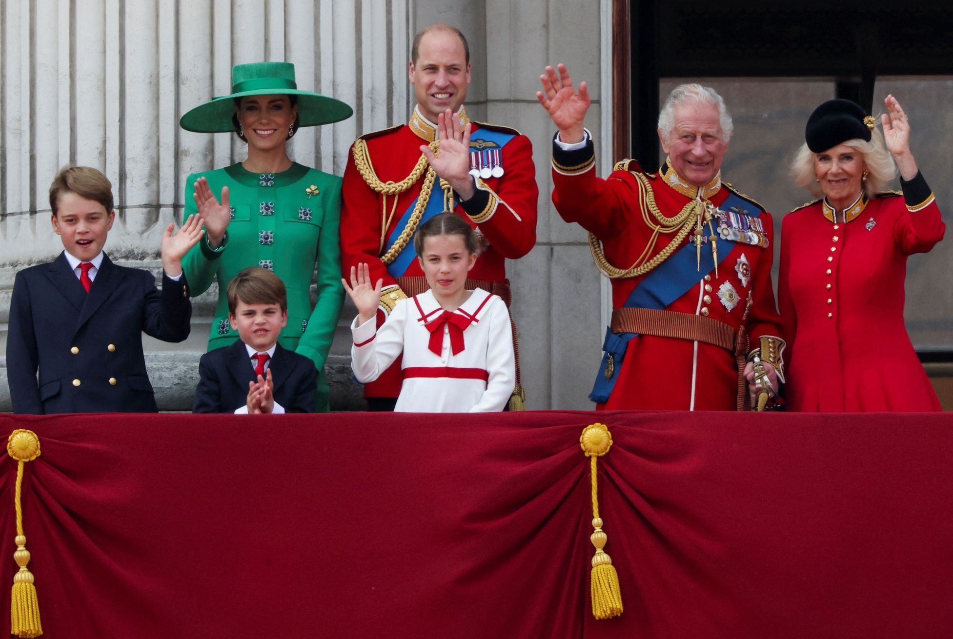 princ William, rodina, Trooping the Colour