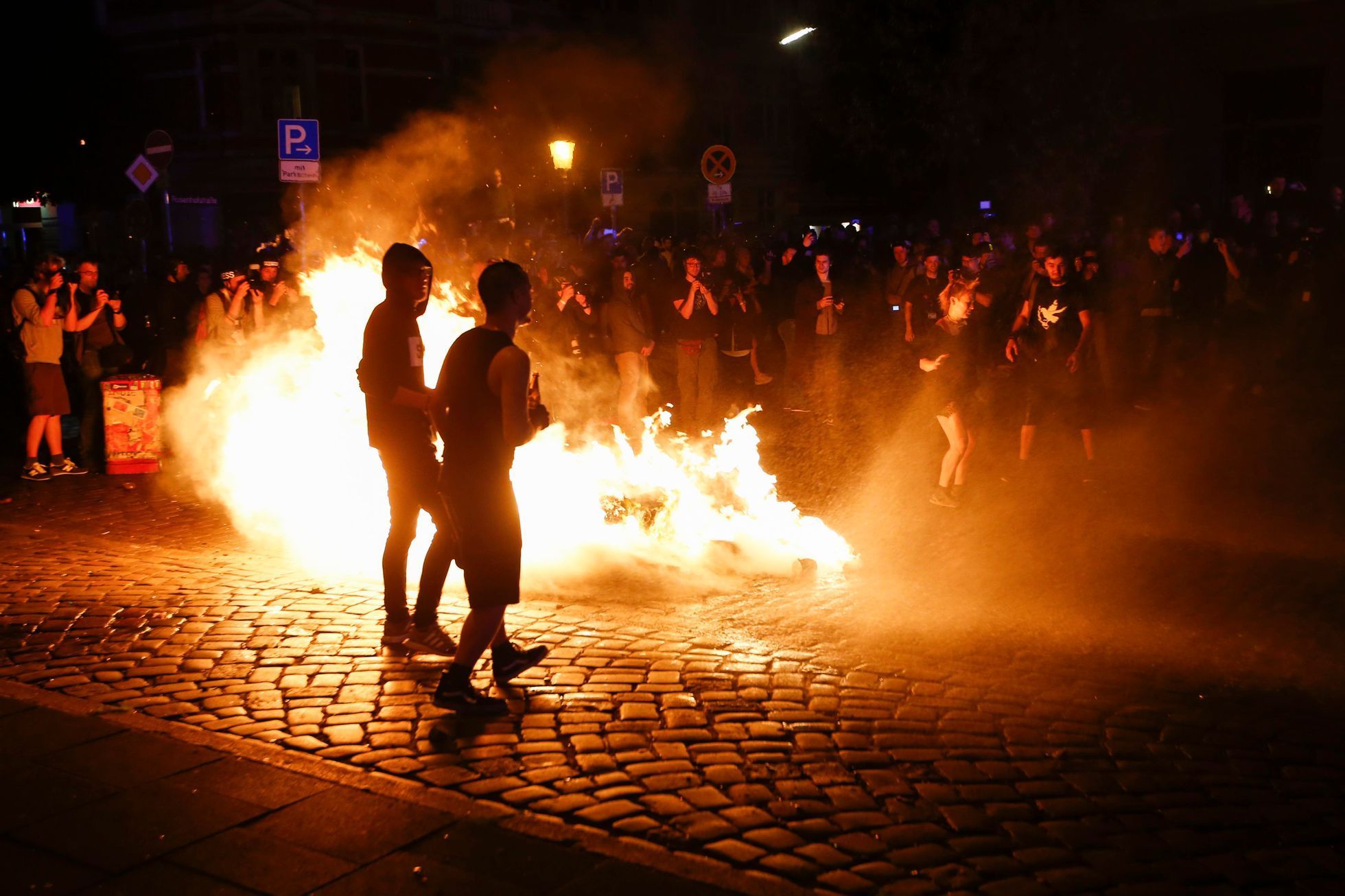 Demonstrace Vítejte v pekle proti summitu G20