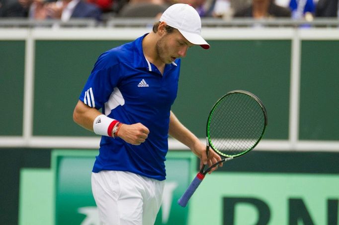 Davisův pohár Česká republika vs. Francie (Lucas Pouille)