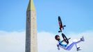 Paris 2024 Olympics - BMX Freestyle - Men's Park Final - La Concorde 2, Paris, France - July 31, 2024. Anthony Jeanjean of France in action during run two. REUTERS/Esa Al