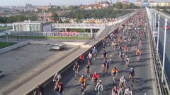Critical Mass Prague Bike Ride 1