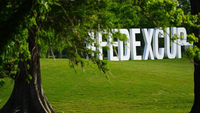 Hashtag FedEx Cupu na hřišti v Avondale v Louisianě