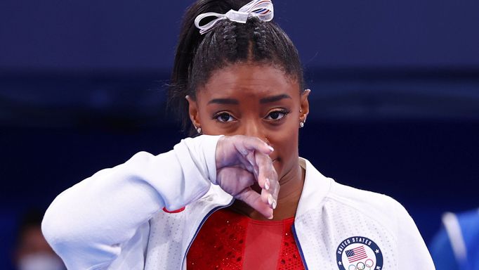 Simone Bilesová na olympiádě v Tokiu