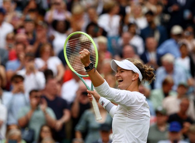 Barbora Krejčíková, Wimbledon 2024, semifinále