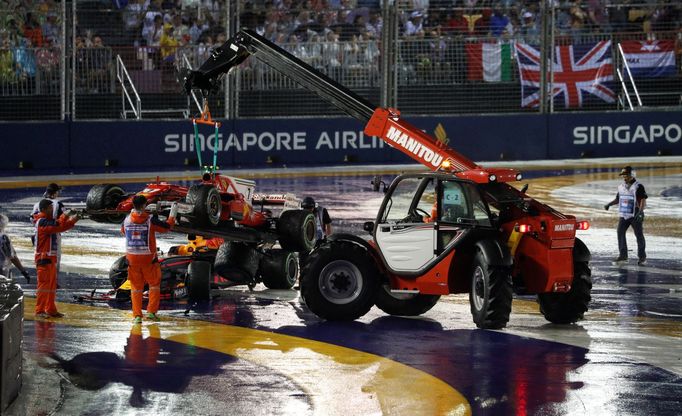 F1: VC Singapuru 2017: Kimi Räikkönen, Ferrari a Max Verstappen, Red Bull