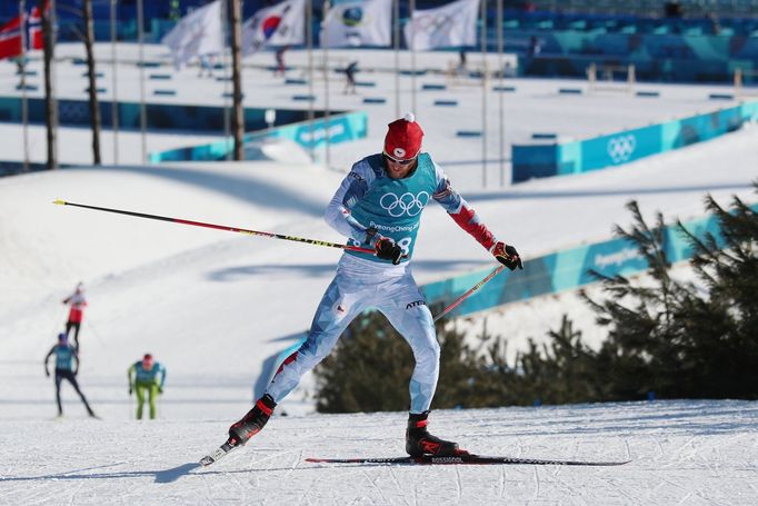 Trénink českých biatlonistů na olympiádě v Pchjongčchangu (Michal Šlesingr)