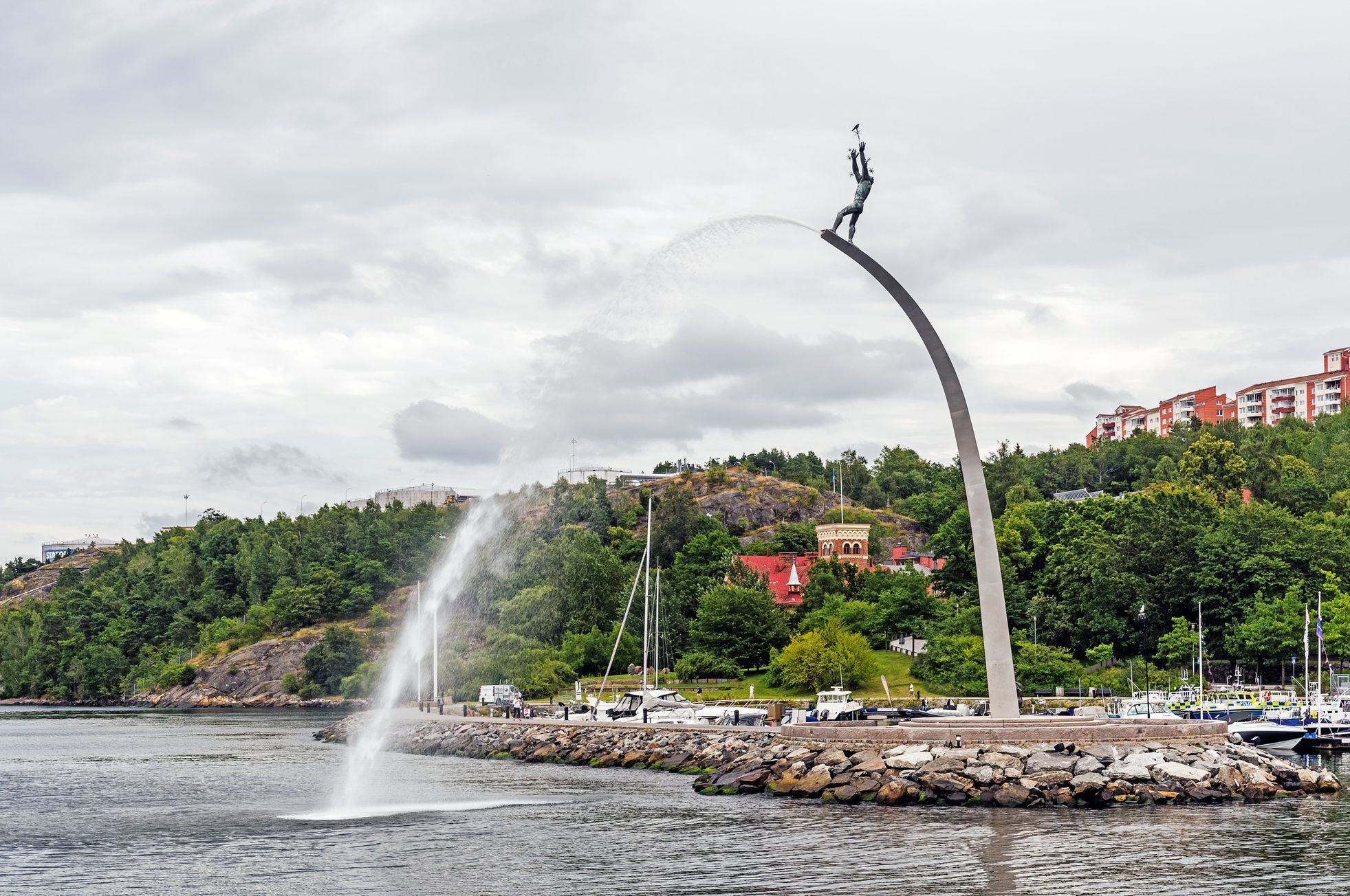 Fontána ve Stockholmu