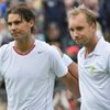 Rafael Nadal a Steve Darcis ve Wimbledonu